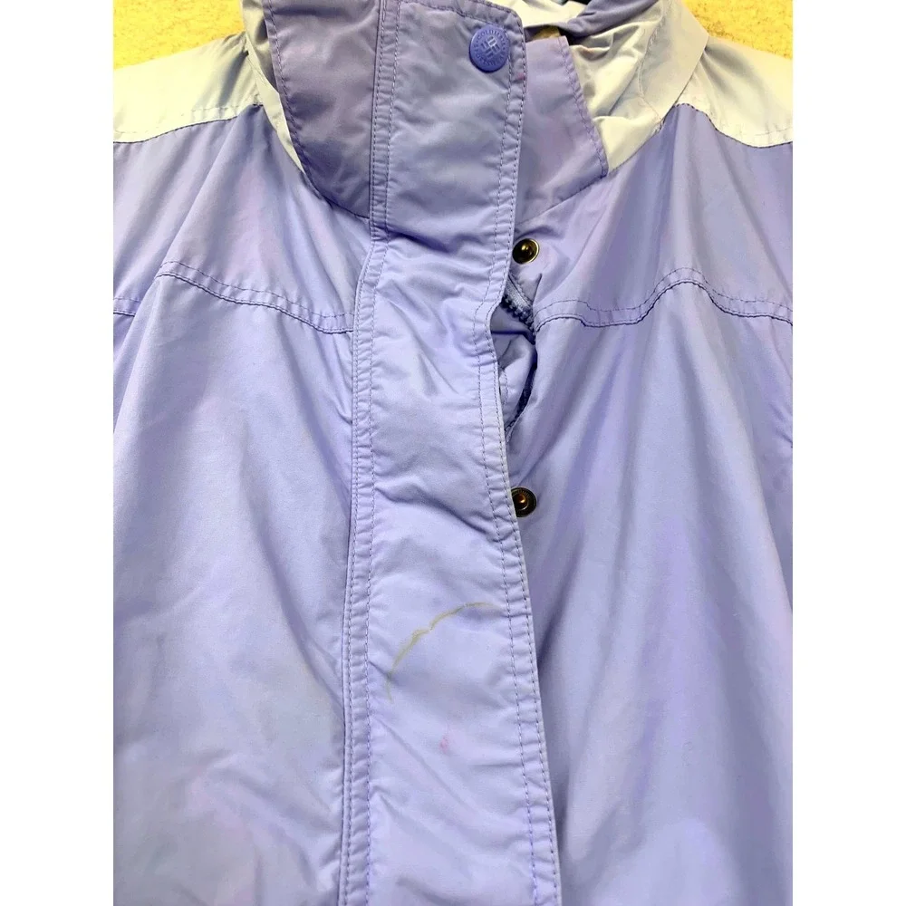 Columbia Interchange Jacket Womens 1X Purple Lavender Full Zip Outdoor Shell